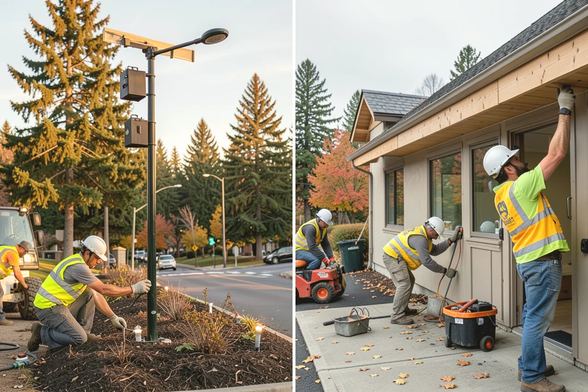 Bollard Replacement in Tukwila, King County, WA - Assess damaged bollards and foundation condition