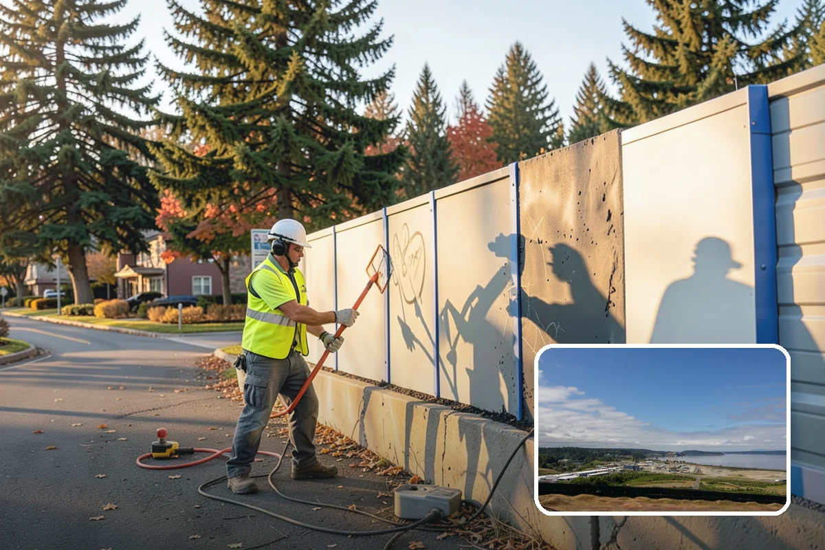 Bollard Replacement in University Place, Pierce County, WA - Restored vehicle protection at key locations