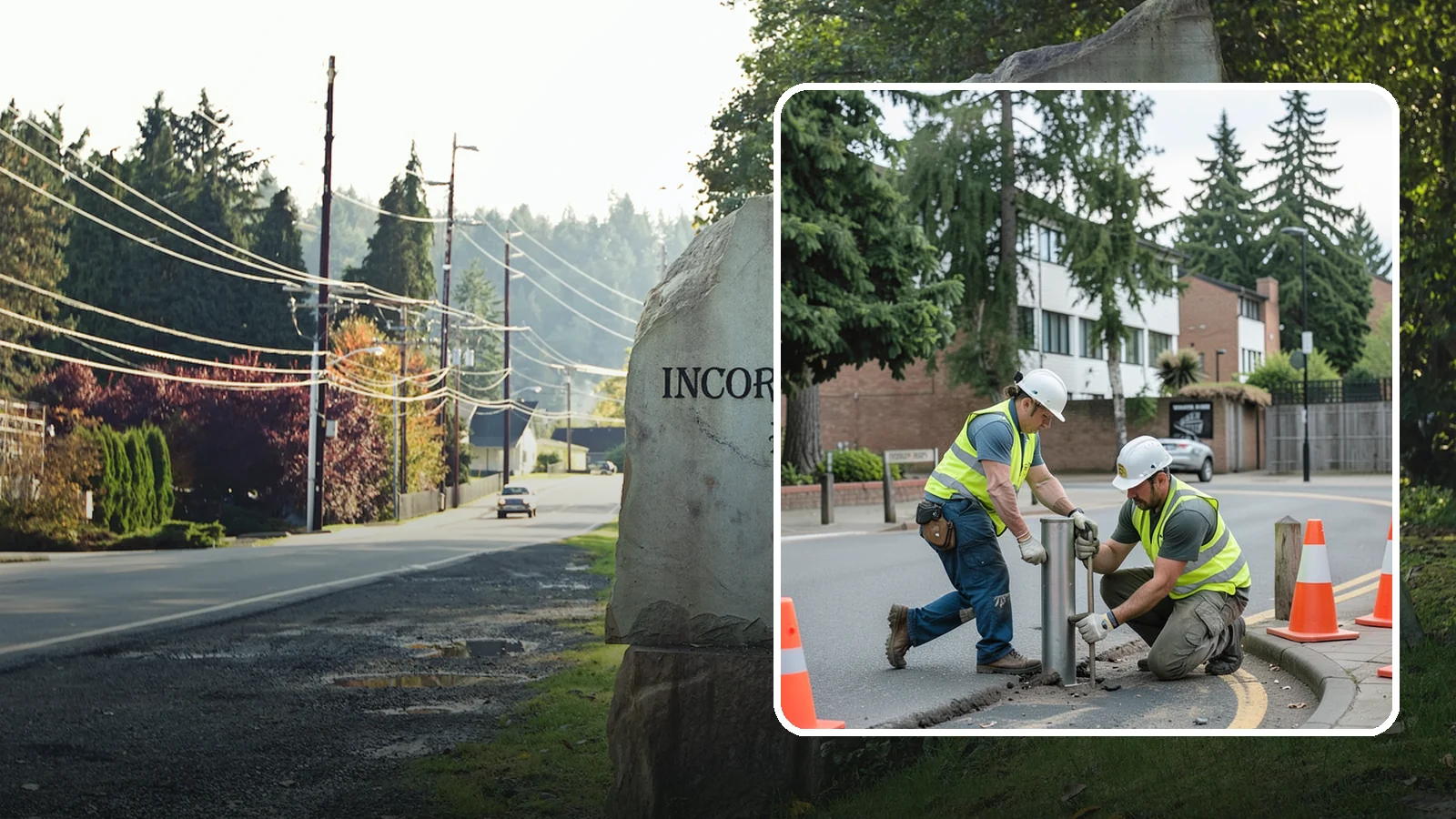 Bollard Replacement in Wilkeson, Pierce County, WA - Bollard replacement restores vehicle protection and access control at damaged public installations.