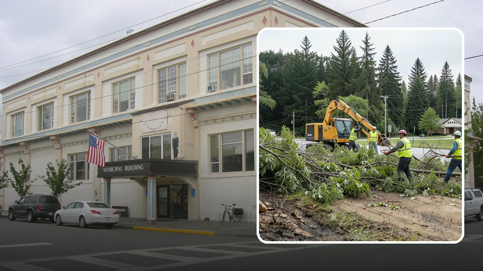 Brush Clearing in Anacortes, Skagit County, WA - Mechanical and hand clearing of overgrown brush and small vegetation from public parcels, easements, and undeveloped grounds.