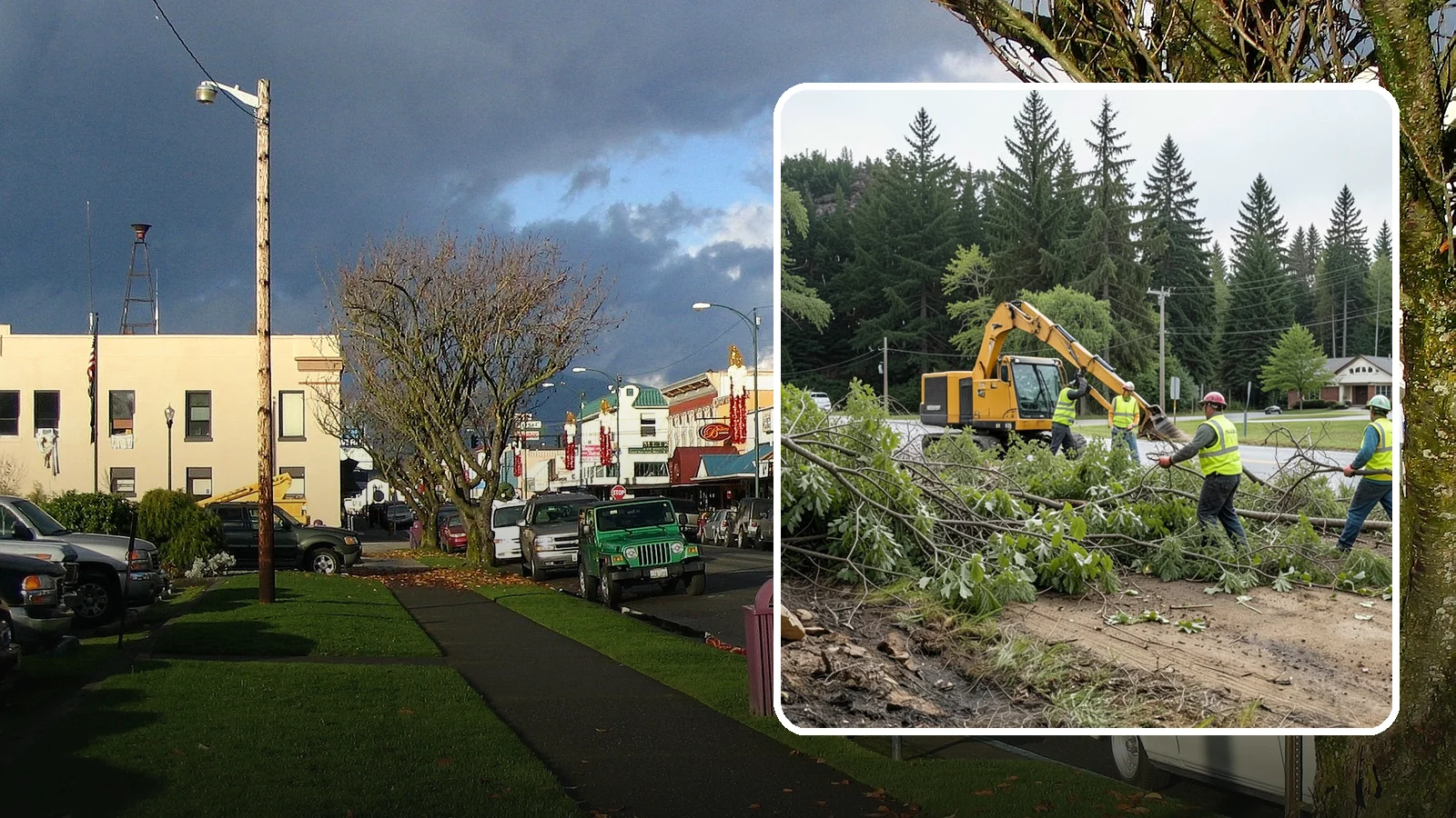 Brush Clearing in Arlington, Snohomish County, WA - Mechanical and hand clearing of overgrown brush and small vegetation from public parcels, easements, and undeveloped grounds.