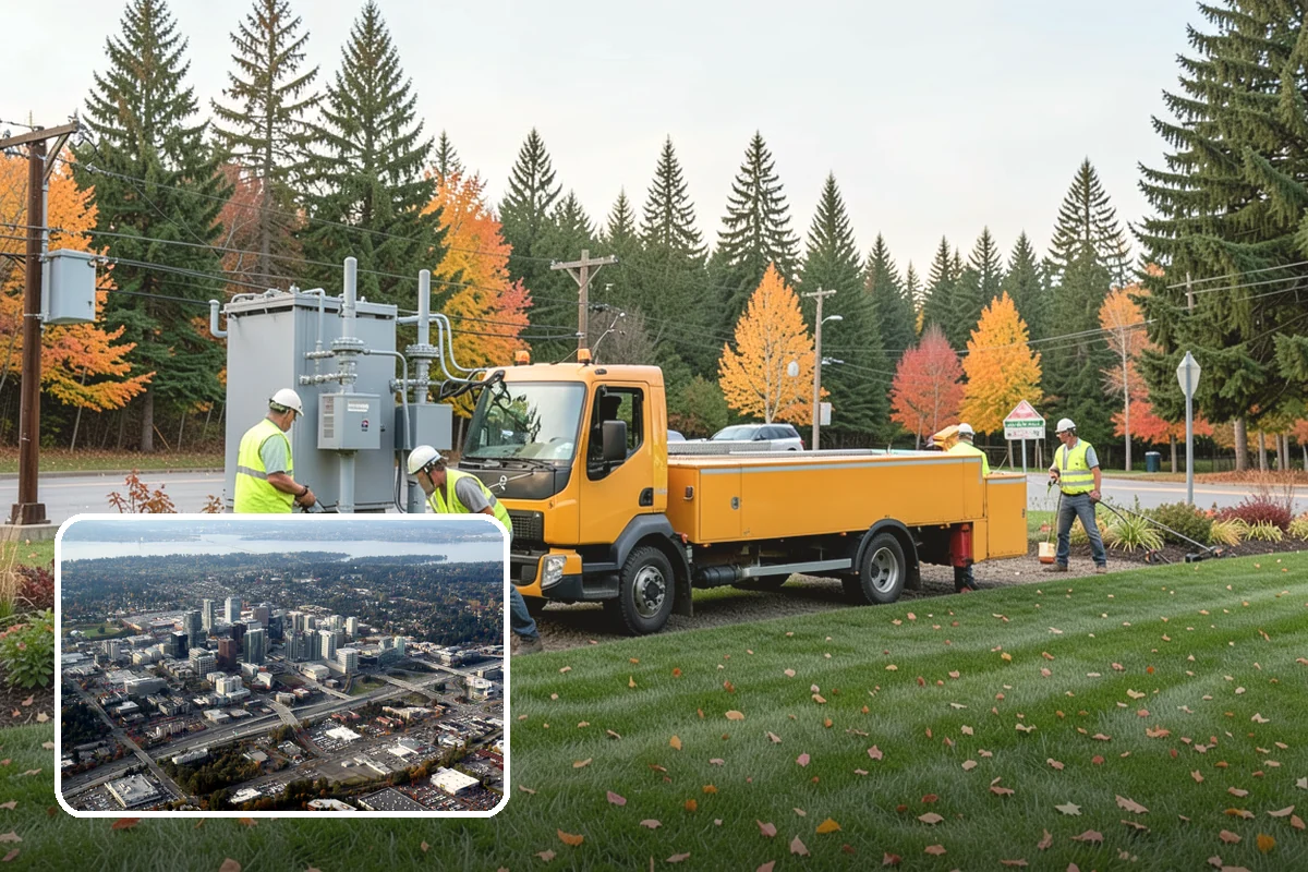 Brush Clearing in Bellevue, King County, WA - Reduces wildfire fuel loading on public parcels