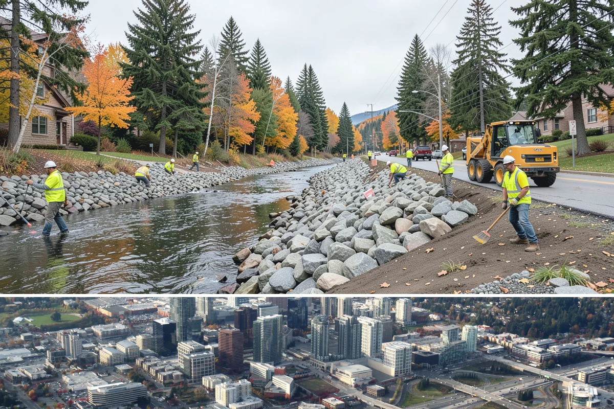 Brush Clearing in Bellevue, King County, WA - Brush clearing is best completed in late summer and early fall to reduce fire fuel while respecting spring and early-summer...