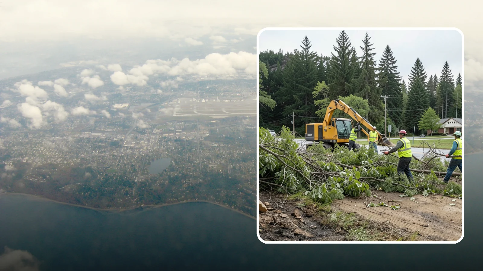 Brush Clearing in Burien, King County, WA - Mechanical and hand clearing of overgrown brush and small vegetation from public parcels, easements, and undeveloped grounds.