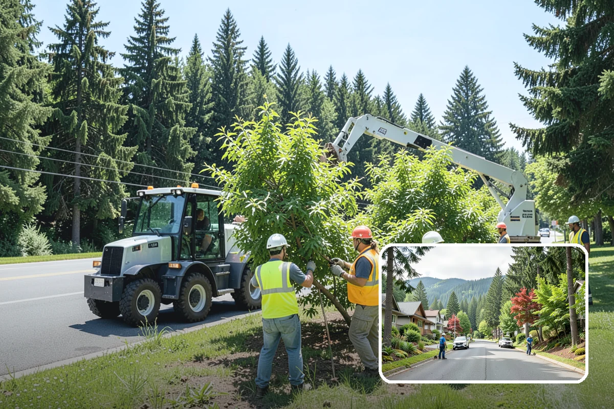 Brush Clearing in Darrington, Snohomish County, WA - Reduces wildfire fuel loading on public parcels