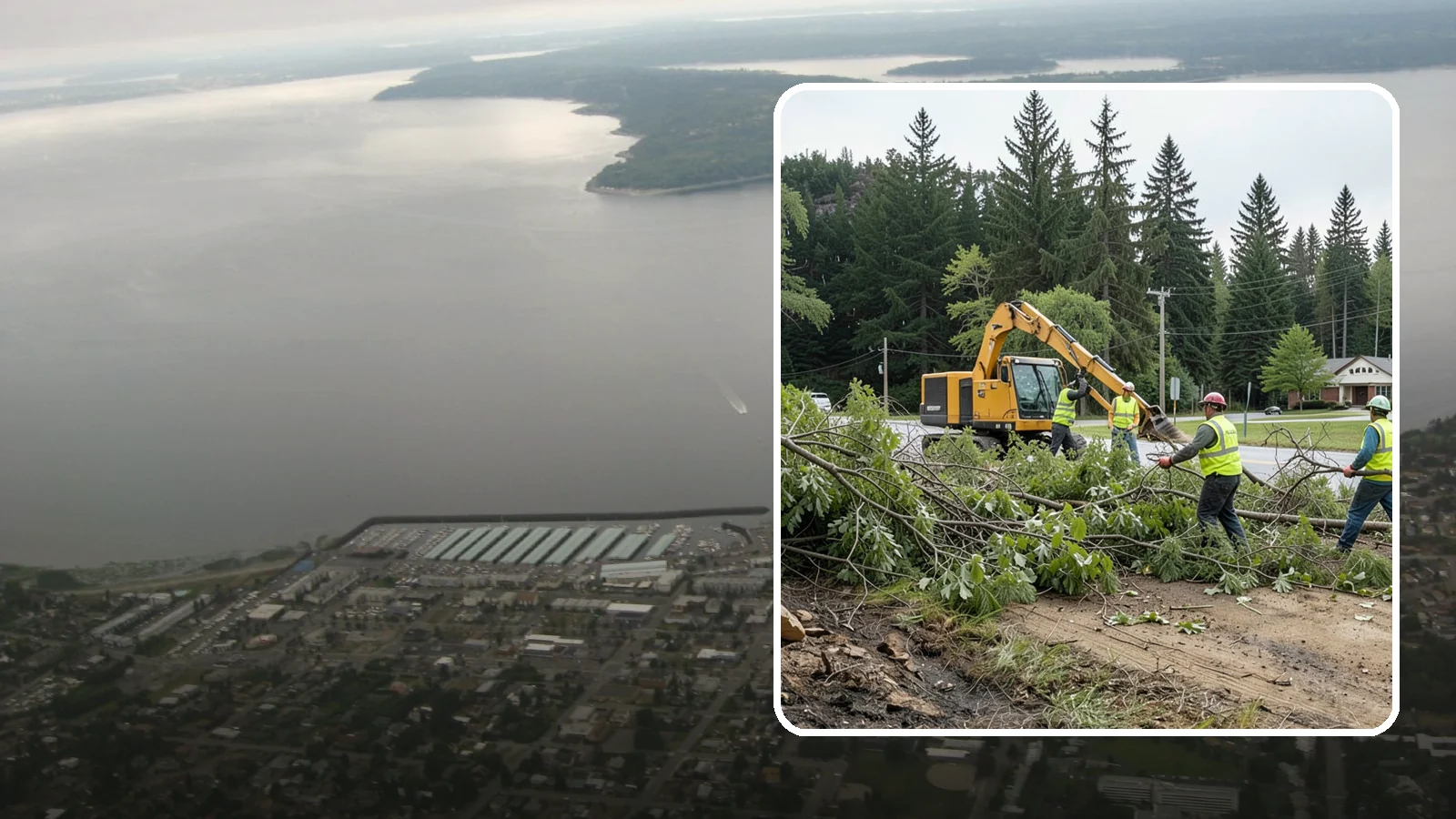 Brush Clearing in Des Moines, King County, WA - Mechanical and hand clearing of overgrown brush and small vegetation from public parcels, easements, and undeveloped grounds.
