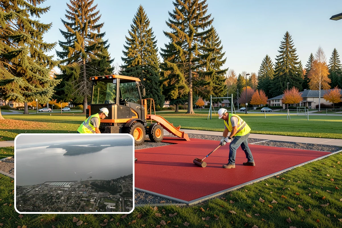 Brush Clearing in Des Moines, King County, WA - Reduces wildfire fuel loading on public parcels