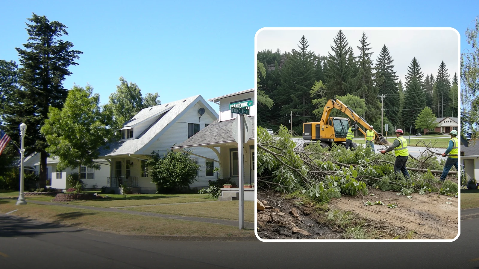 Brush Clearing in DuPont, Pierce County, WA - Mechanical and hand clearing of overgrown brush and small vegetation from public parcels, easements, and undeveloped grounds.