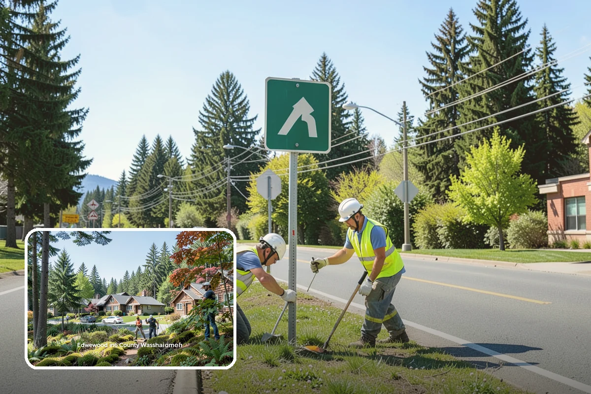 Brush Clearing in Edgewood, Pierce County, WA - Reduces wildfire fuel loading on public parcels
