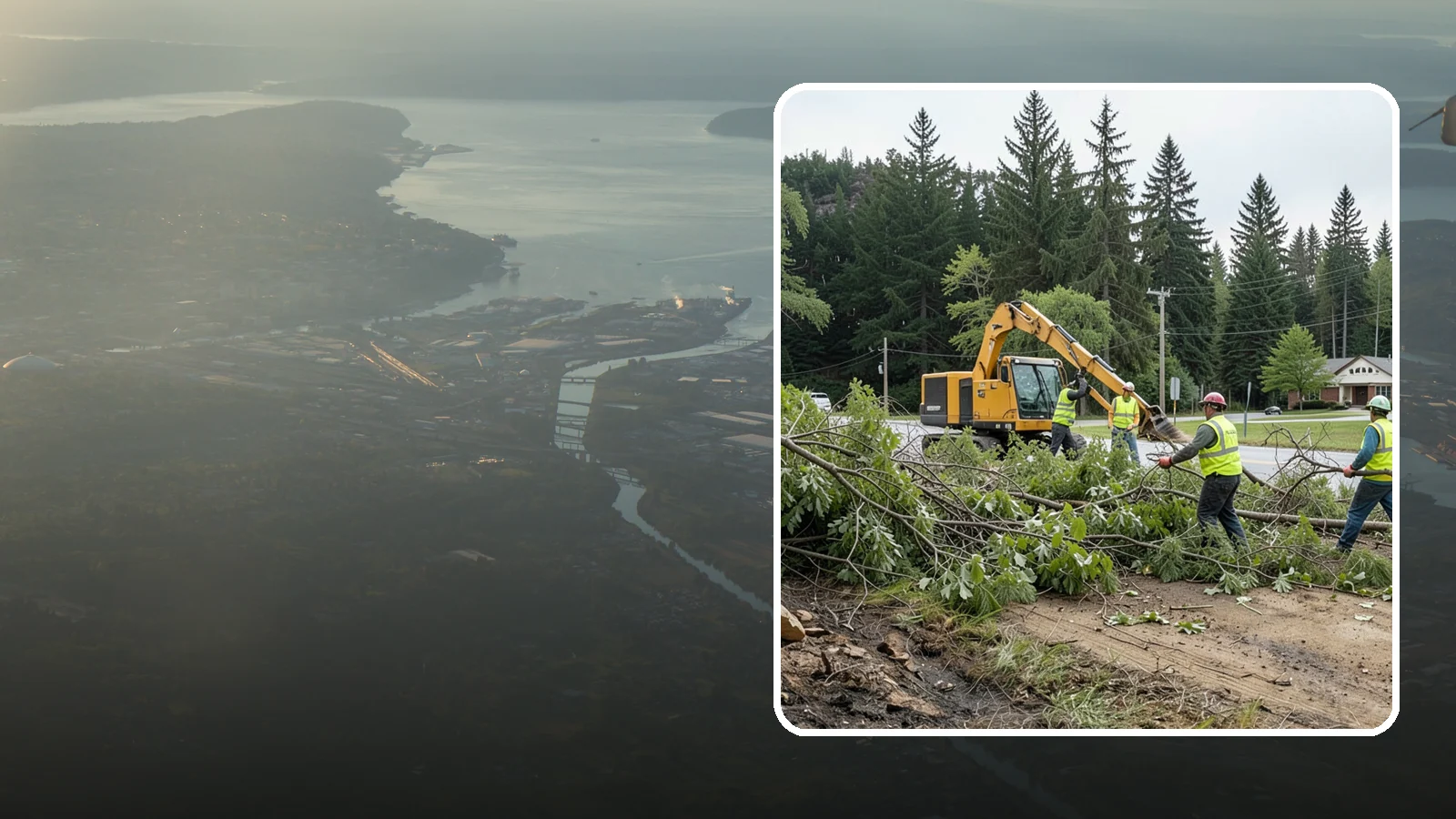 Brush Clearing in Fife, Pierce County, WA - Mechanical and hand clearing of overgrown brush and small vegetation from public parcels, easements, and undeveloped grounds.