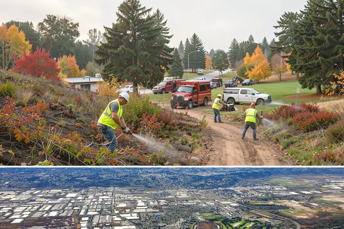 Brush Clearing in Kent, King County, WA - Brush clearing is best completed in late summer and early fall to reduce fire fuel while respecting spring and early-summer...