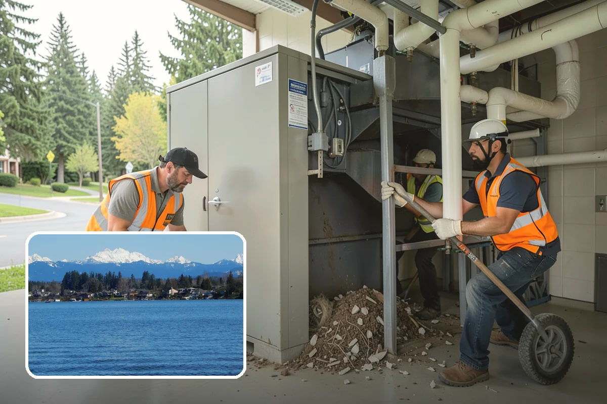 Brush Clearing in Lake Stevens, Snohomish County, WA - Reduces wildfire fuel loading on public parcels