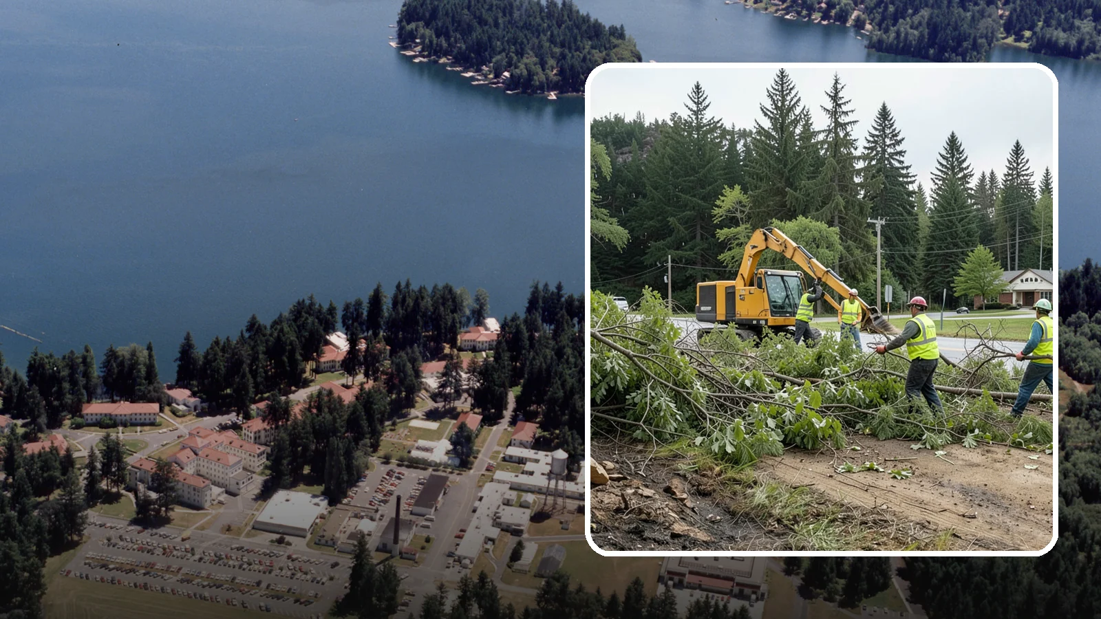 Brush Clearing in Lakewood, Pierce County, WA - Mechanical and hand clearing of overgrown brush and small vegetation from public parcels, easements, and undeveloped grounds.
