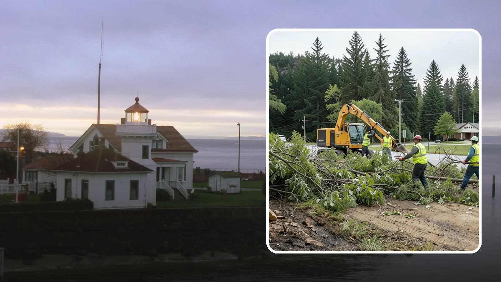 Brush Clearing in Mukilteo, Snohomish County, WA - Mechanical and hand clearing of overgrown brush and small vegetation from public parcels, easements, and undeveloped grounds.