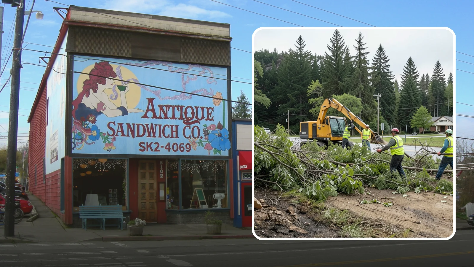 Brush Clearing in Ruston, Pierce County, WA - Mechanical and hand clearing of overgrown brush and small vegetation from public parcels, easements, and undeveloped grounds.