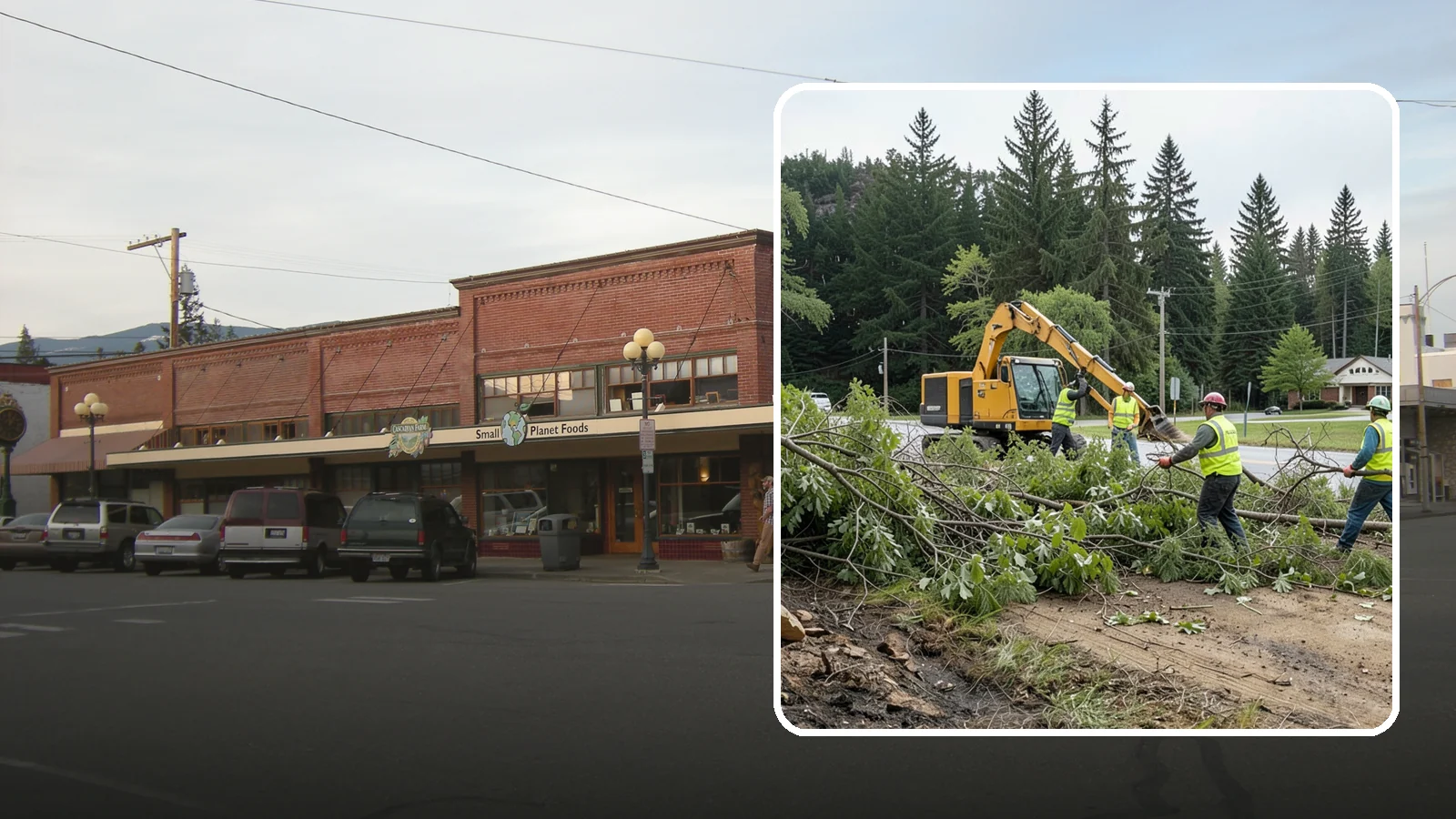 Brush Clearing in Sedro-Woolley, Skagit County, WA - Mechanical and hand clearing of overgrown brush and small vegetation from public parcels, easements, and undeveloped grounds.