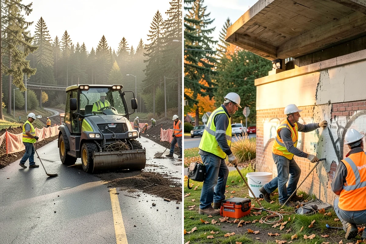 Brush Clearing in Shoreline, King County, WA - Site assessment and identification of protected features