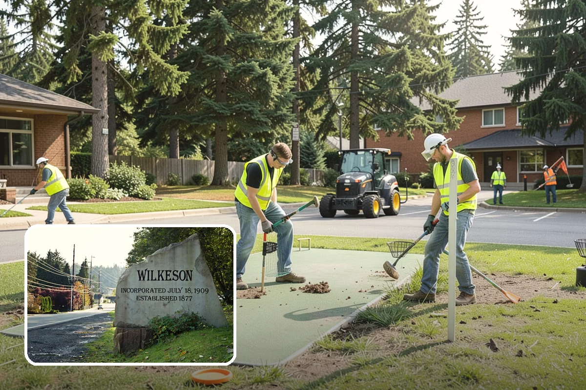 Brush Clearing in Wilkeson, Pierce County, WA - Reduces wildfire fuel loading on public parcels