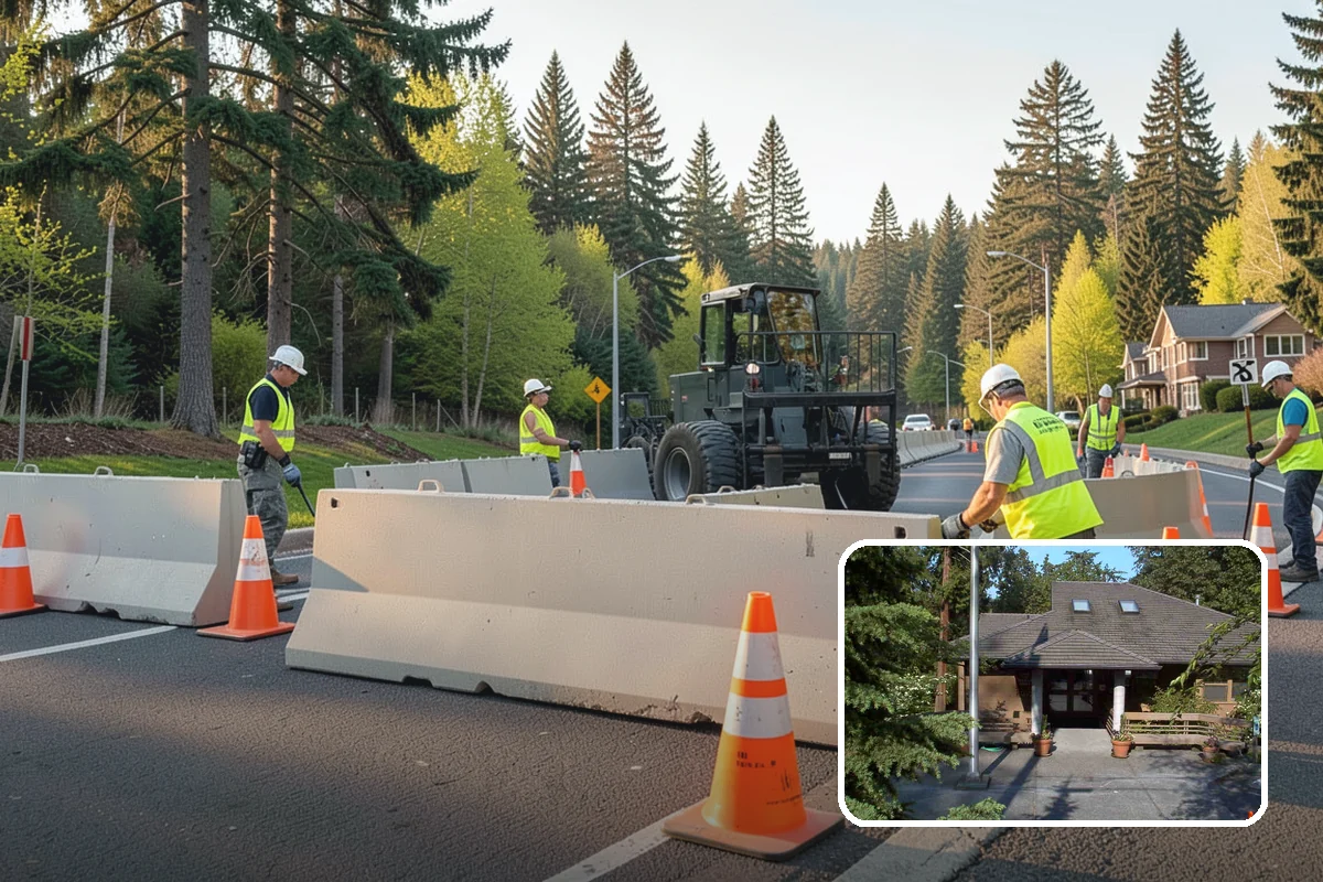 Brush Clearing in Yarrow Point, King County, WA - Reduces wildfire fuel loading on public parcels
