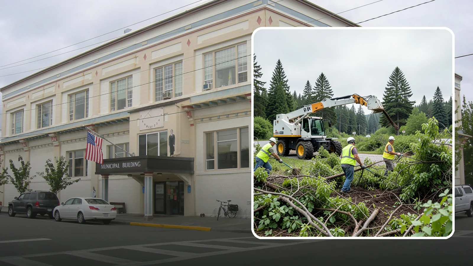 Brush Mowing in Anacortes, Skagit County, WA - Heavy-duty flail and brush mowing to reduce woody vegetation and overgrowth on public parcels and easements.