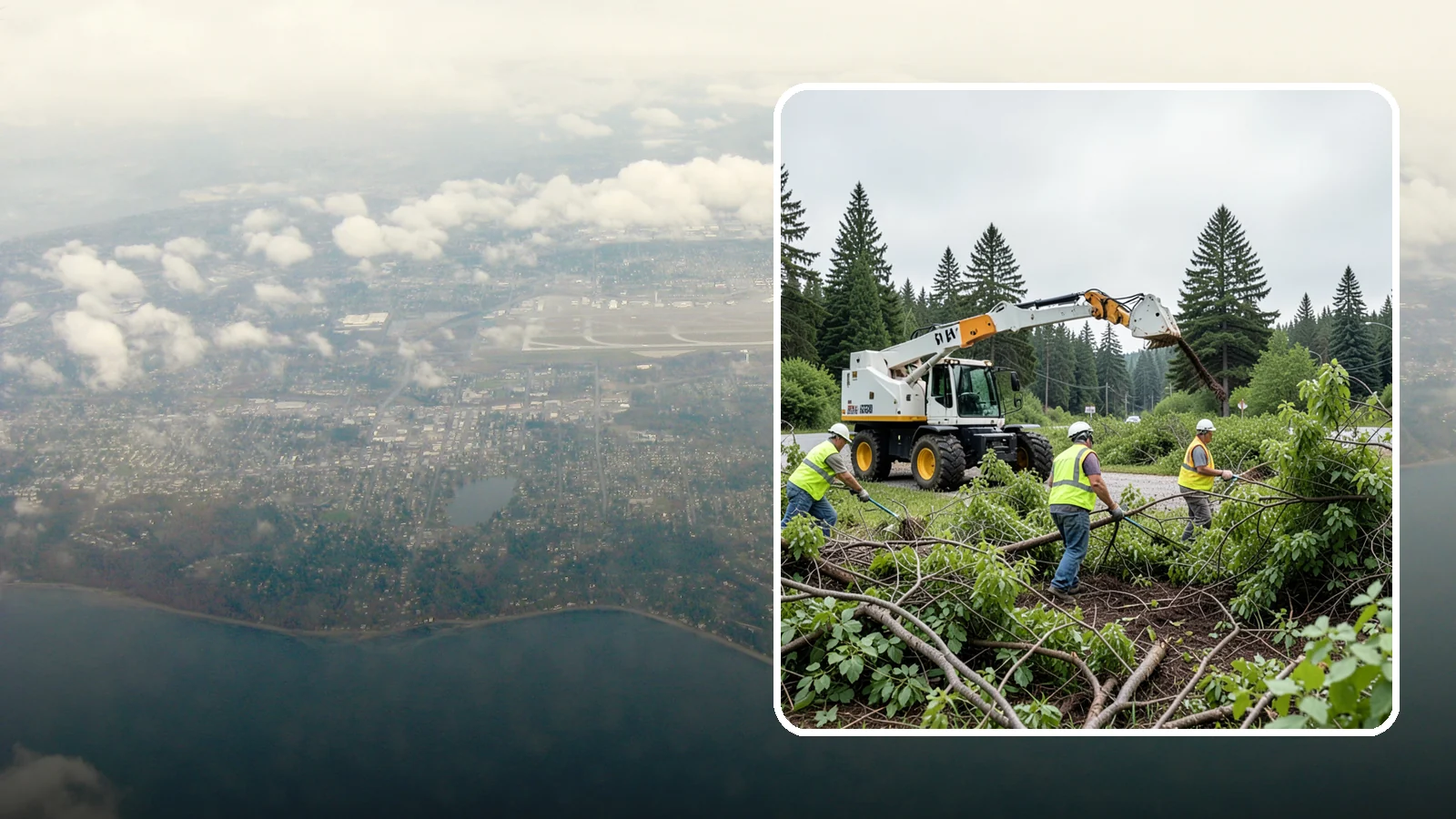 Brush Mowing in Burien, King County, WA - Heavy-duty flail and brush mowing to reduce woody vegetation and overgrowth on public parcels and easements.