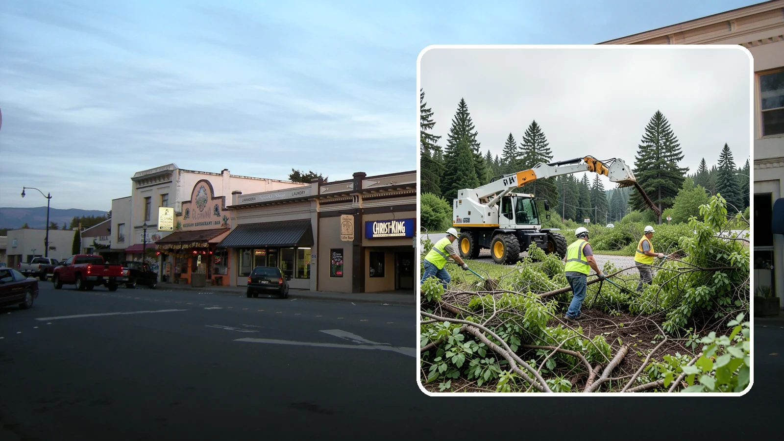 Brush Mowing in Burlington, Skagit County, WA - Heavy-duty flail and brush mowing to reduce woody vegetation and overgrowth on public parcels and easements.