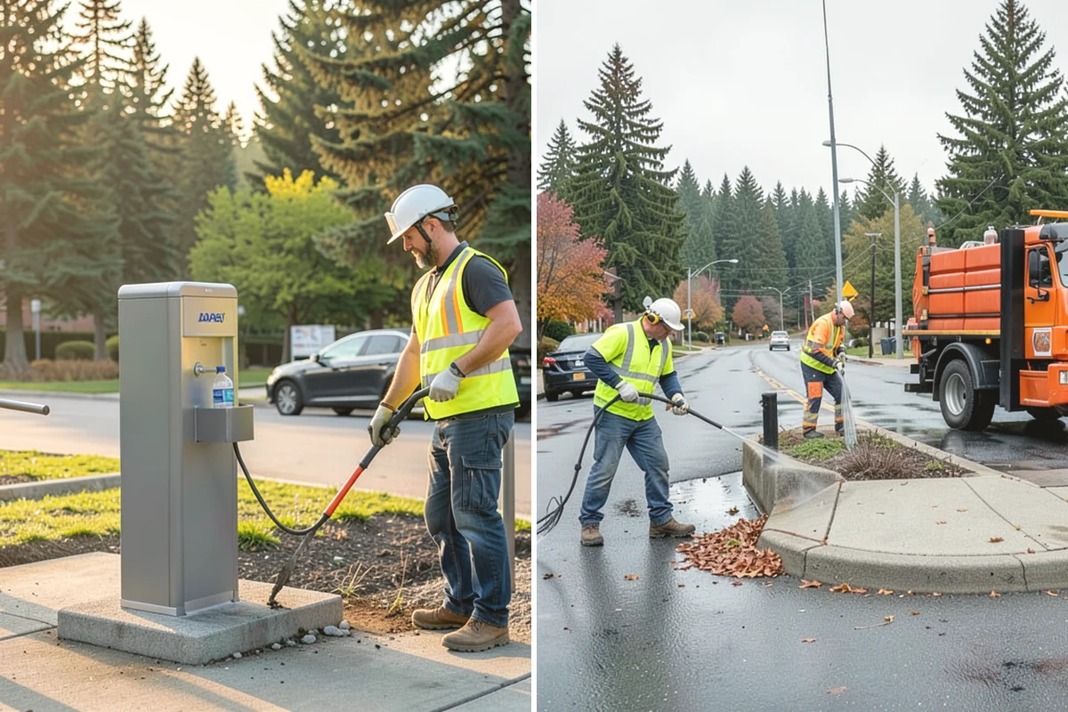 Brush Mowing in Burlington, Skagit County, WA - Walk the site and mark buffers, utilities, and obstacles to avoid