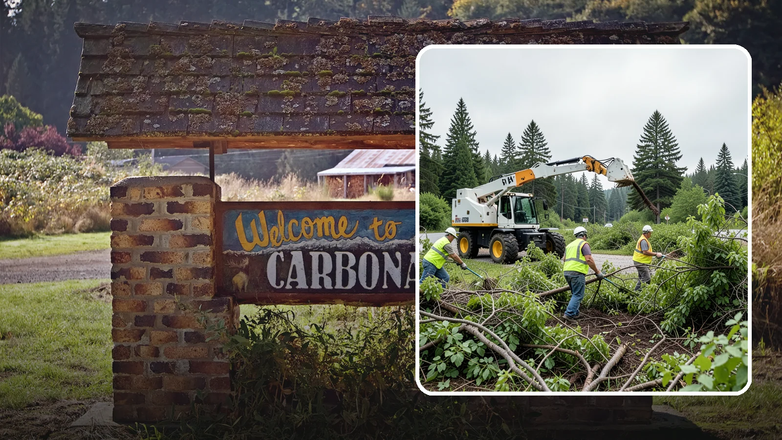 Brush Mowing in Carbonado, Pierce County, WA - Heavy-duty flail and brush mowing to reduce woody vegetation and overgrowth on public parcels and easements.