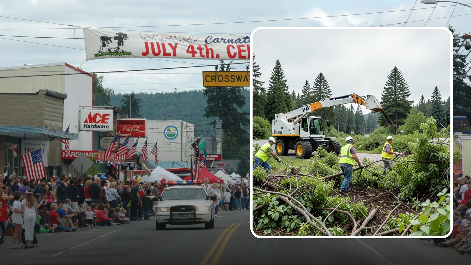 Brush Mowing in Carnation, King County, WA - Heavy-duty flail and brush mowing to reduce woody vegetation and overgrowth on public parcels and easements.