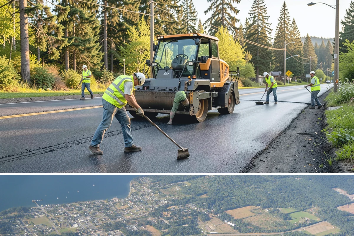 Brush Mowing in Coupeville, Island County, WA - Brush mowing is typically scheduled for the drier summer months when ground conditions support heavy equipment without rutting.