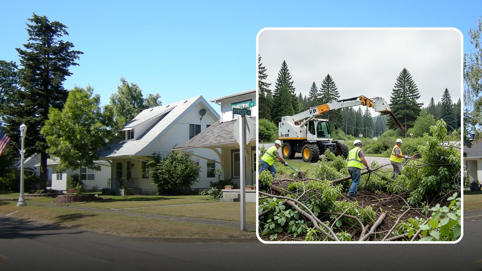 Brush Mowing in DuPont, Pierce County, WA - Heavy-duty flail and brush mowing to reduce woody vegetation and overgrowth on public parcels and easements.