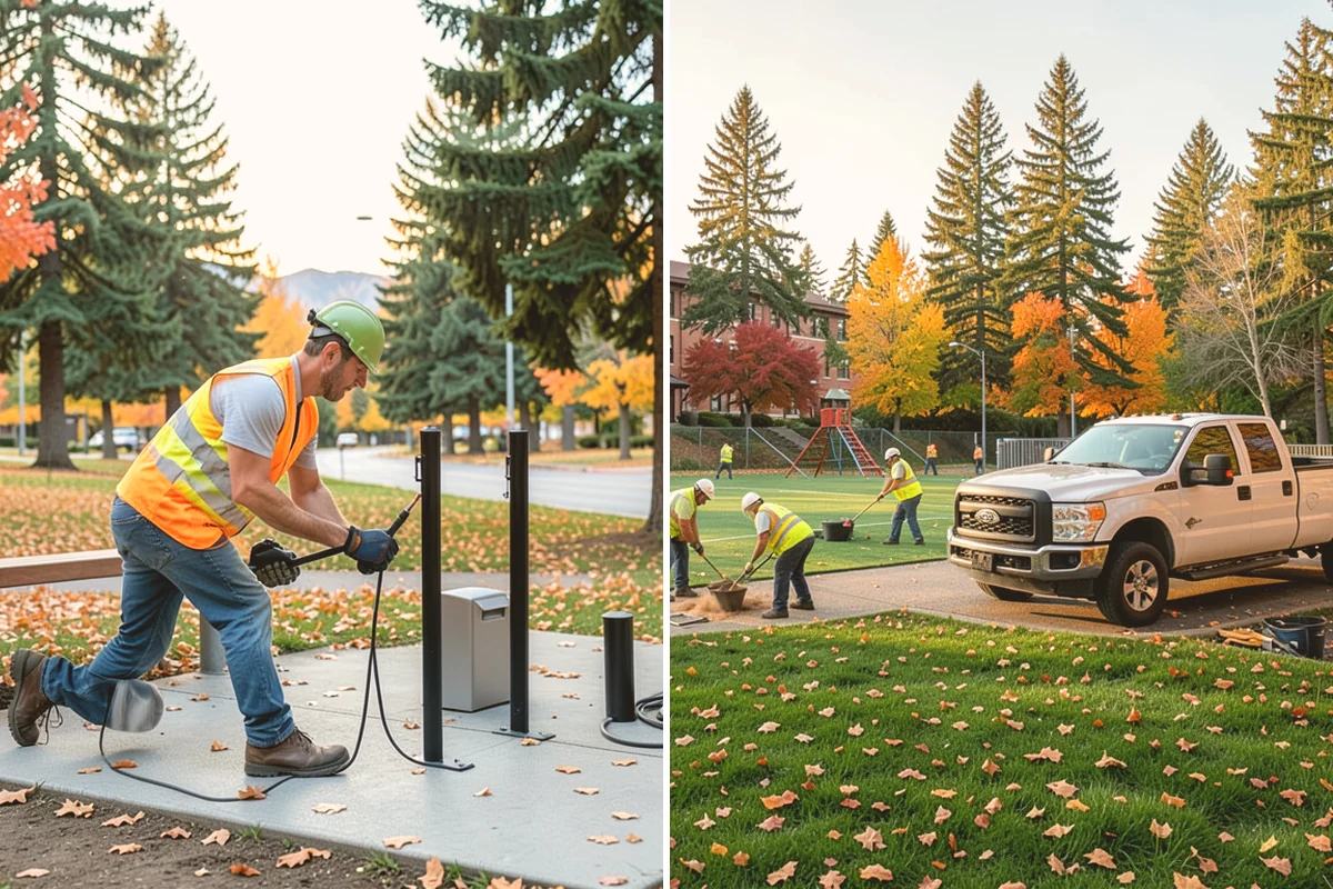 Brush Mowing in Edmonds, Snohomish County, WA - Walk the site and mark buffers, utilities, and obstacles to avoid