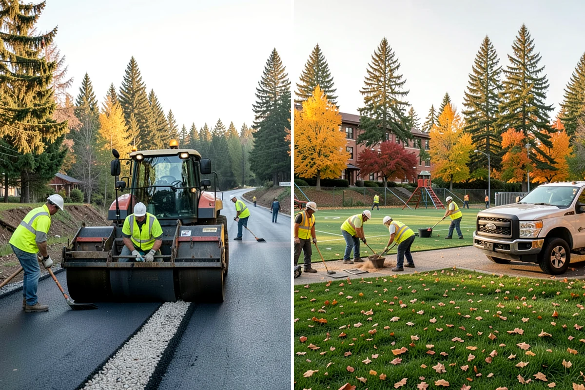 Brush Mowing in Gig Harbor, Pierce County, WA - Walk the site and mark buffers, utilities, and obstacles to avoid