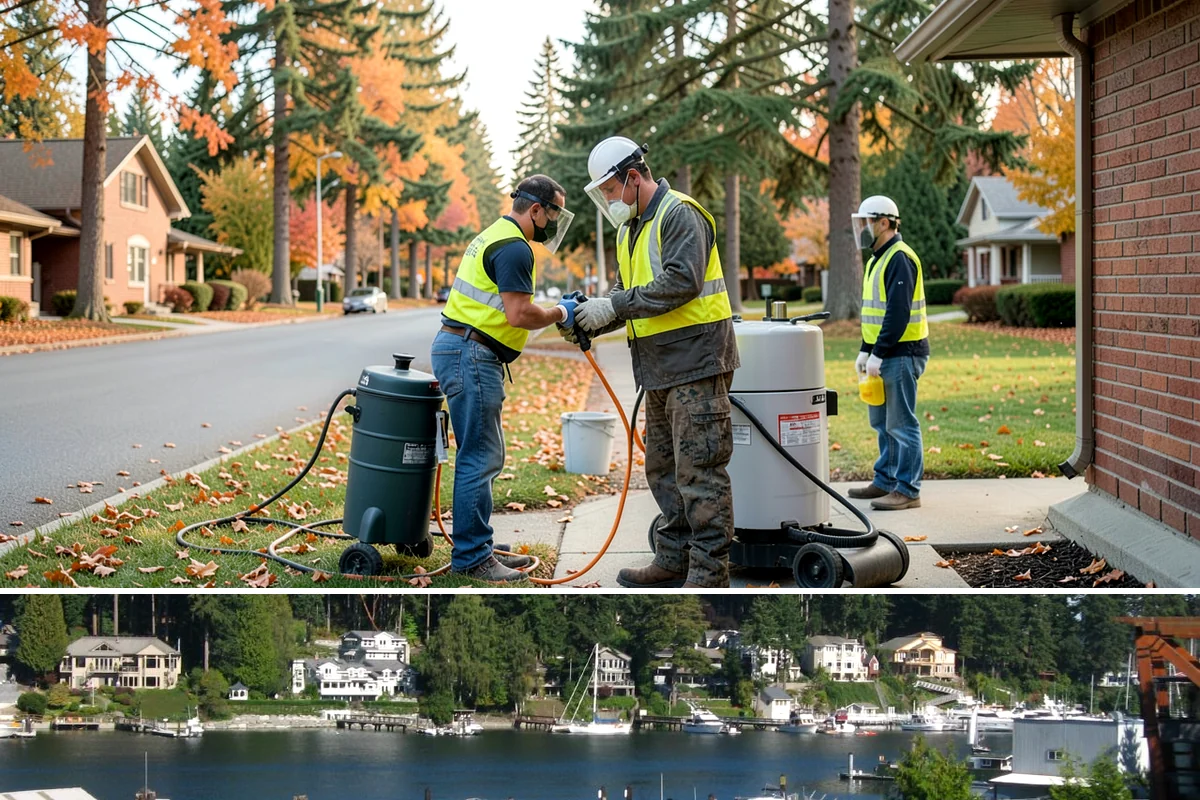 Brush Mowing in Gig Harbor, Pierce County, WA - Brush mowing is typically scheduled for the drier summer months when ground conditions support heavy equipment without rutting.