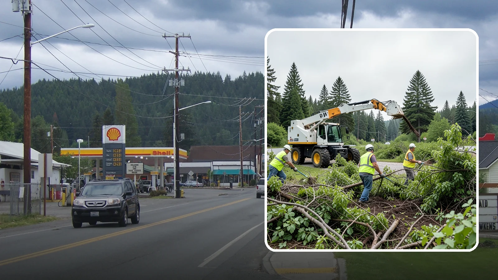 Brush Mowing in Granite Falls, Snohomish County, WA - Heavy-duty flail and brush mowing to reduce woody vegetation and overgrowth on public parcels and easements.