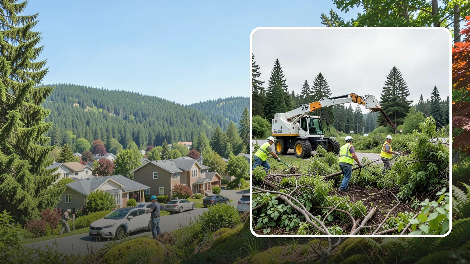 Brush Mowing in Index, Snohomish County, WA - Heavy-duty flail and brush mowing to reduce woody vegetation and overgrowth on public parcels and easements.