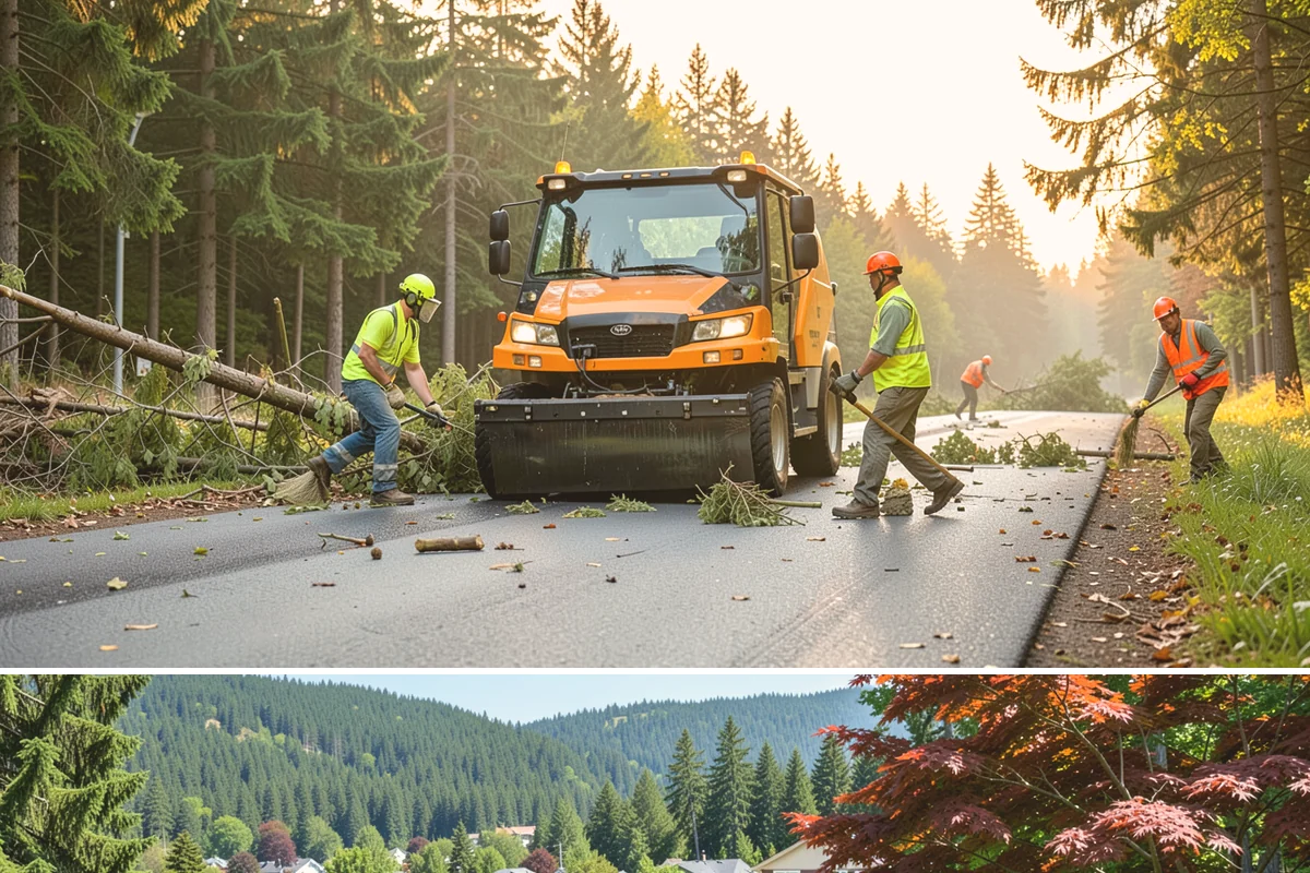 Brush Mowing in Index, Snohomish County, WA - Brush mowing is typically scheduled for the drier summer months when ground conditions support heavy equipment without rutting.