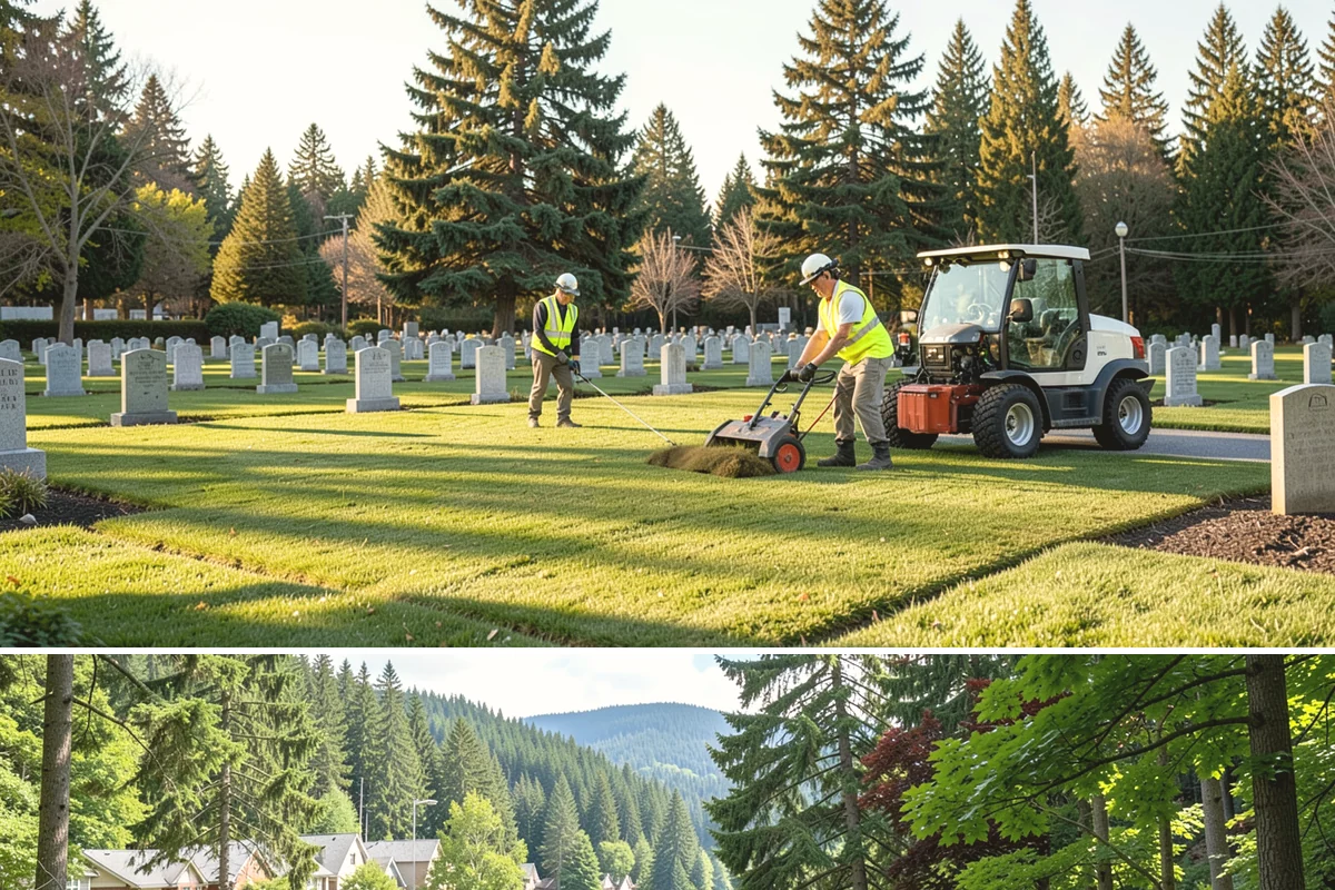 Brush Mowing in Lake Forest Park, King County, WA - Brush mowing is typically scheduled for the drier summer months when ground conditions support heavy equipment without rutting.