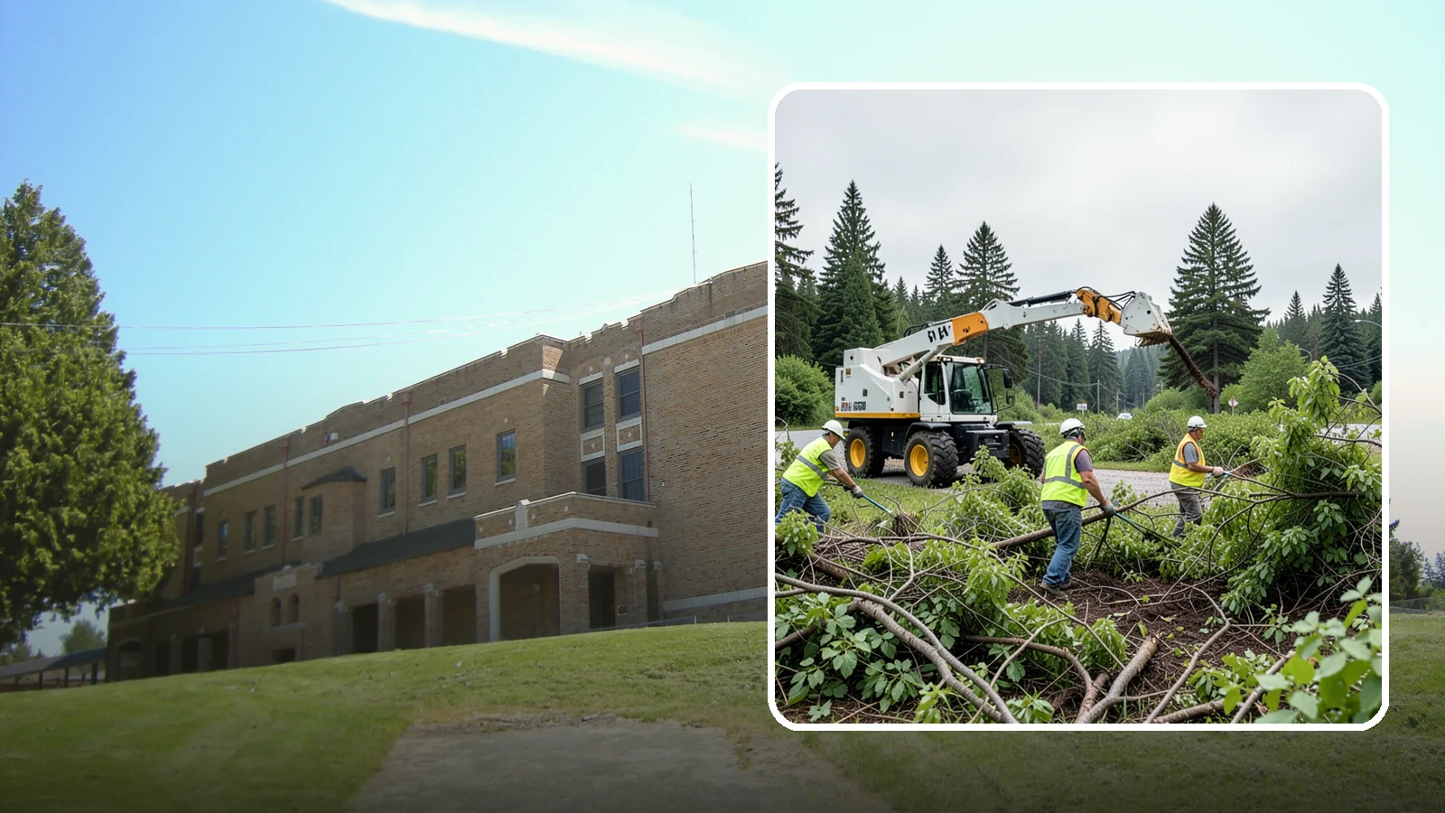 Brush Mowing in Maple Valley, King County, WA - Heavy-duty flail and brush mowing to reduce woody vegetation and overgrowth on public parcels and easements.