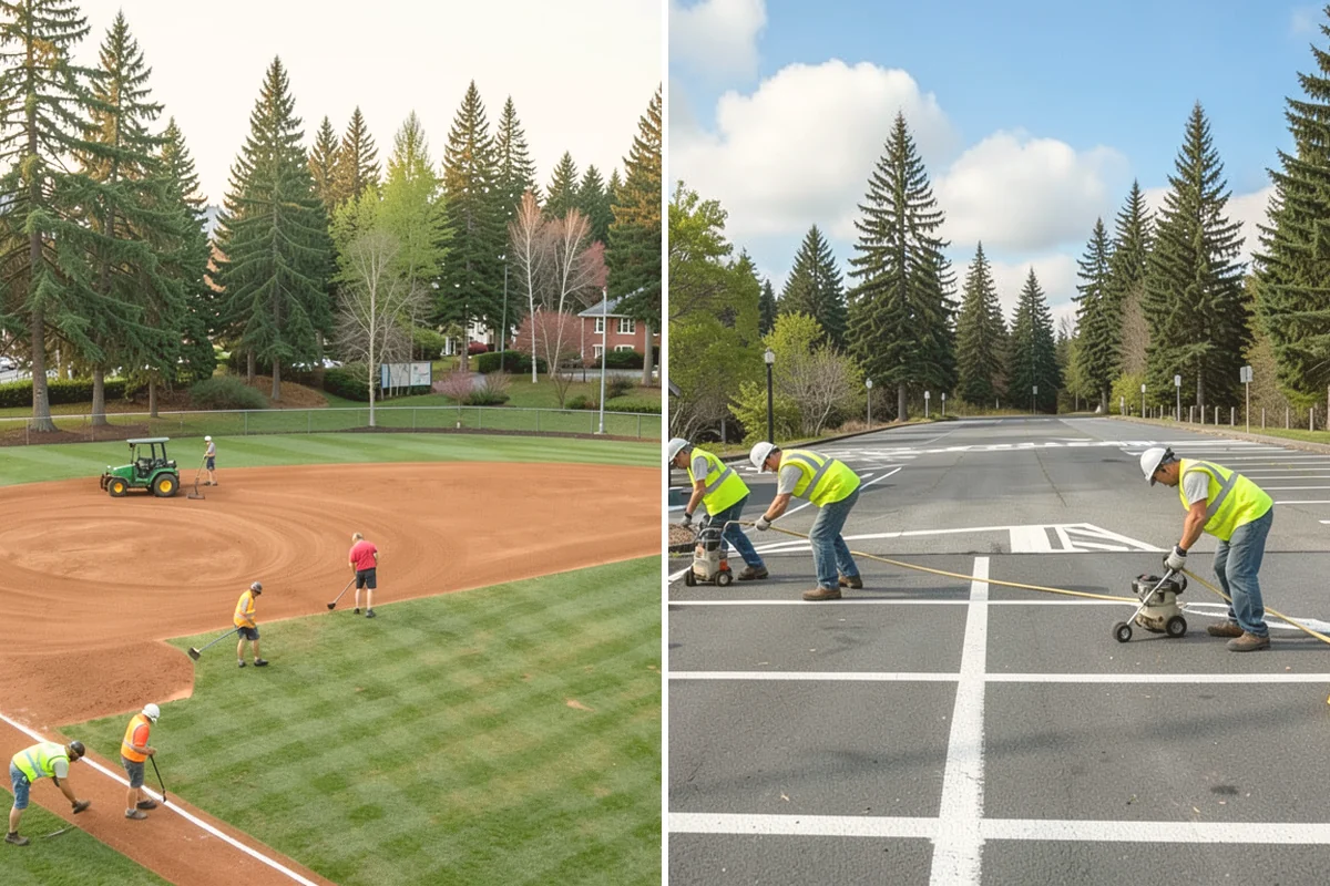 Brush Mowing in Mount Vernon, Skagit County, WA - Walk the site and mark buffers, utilities, and obstacles to avoid