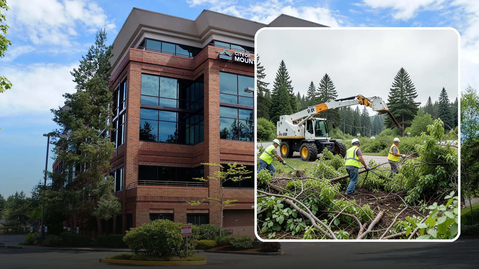 Brush Mowing in Mountlake Terrace, Snohomish County, WA - Heavy-duty flail and brush mowing to reduce woody vegetation and overgrowth on public parcels and easements.