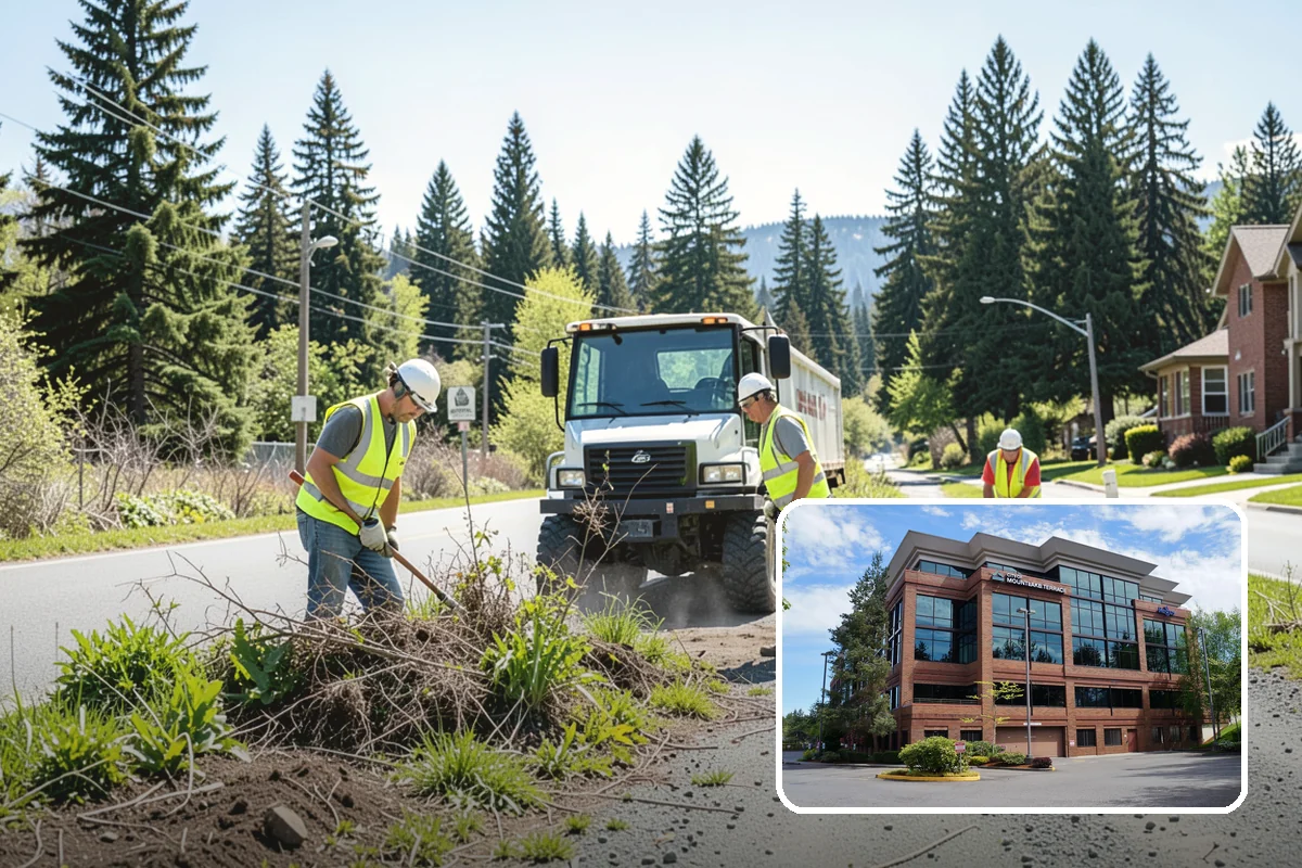Brush Mowing in Mountlake Terrace, Snohomish County, WA - Reclaims overgrown parcels too dense for standard mowing