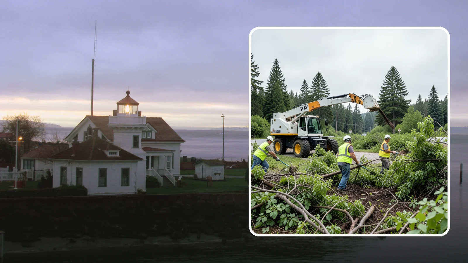 Brush Mowing in Mukilteo, Snohomish County, WA - Heavy-duty flail and brush mowing to reduce woody vegetation and overgrowth on public parcels and easements.