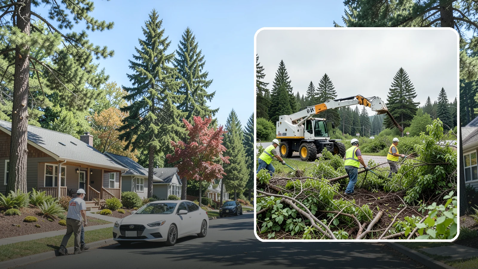 Brush Mowing in Orting, Pierce County, WA - Heavy-duty flail and brush mowing to reduce woody vegetation and overgrowth on public parcels and easements.