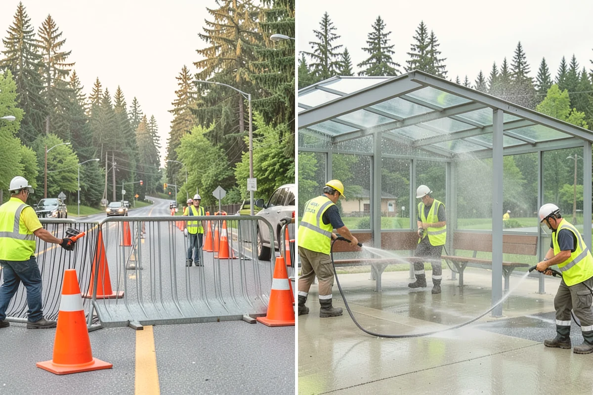 Brush Mowing in Orting, Pierce County, WA - Walk the site and mark buffers, utilities, and obstacles to avoid