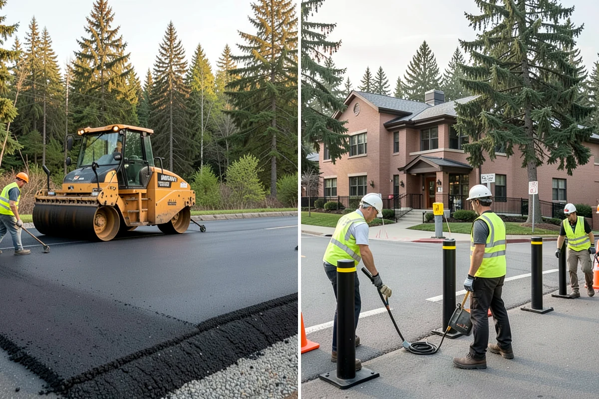 Brush Mowing in Pacific, King County, WA - Walk the site and mark buffers, utilities, and obstacles to avoid