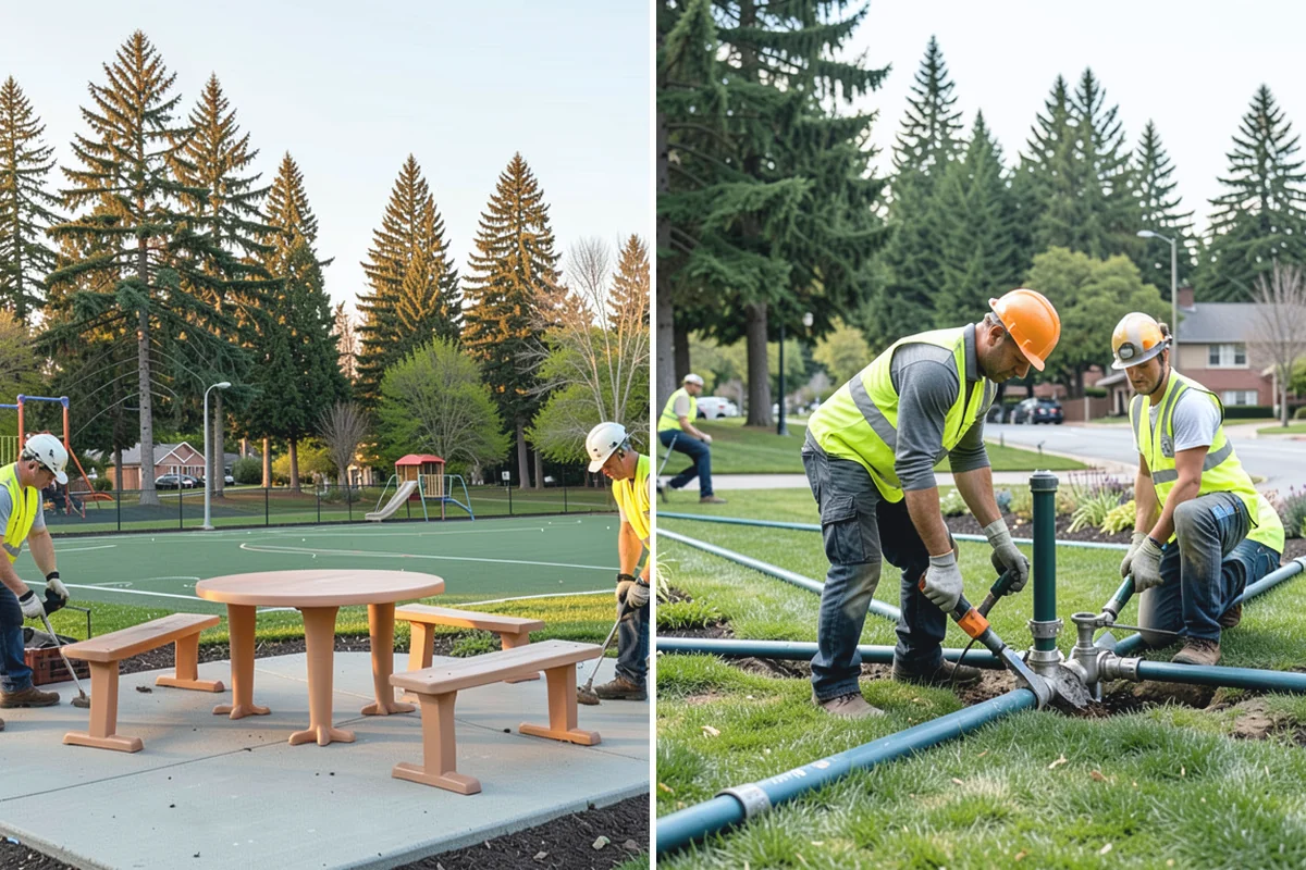 Brush Mowing in Redmond, King County, WA - Walk the site and mark buffers, utilities, and obstacles to avoid