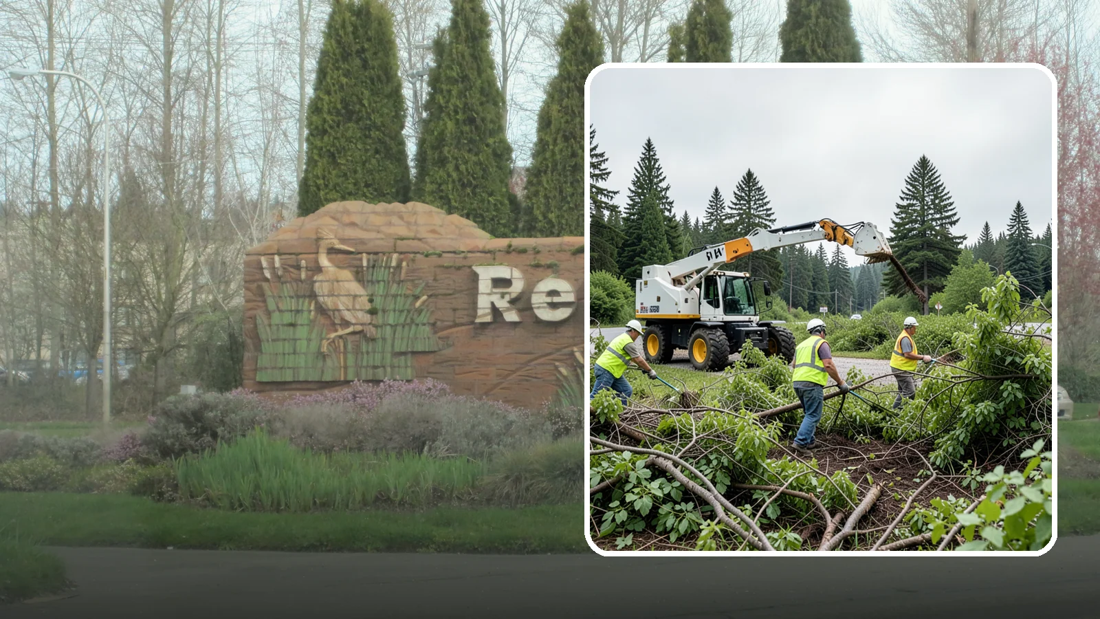Brush Mowing in Renton, King County, WA - Heavy-duty flail and brush mowing to reduce woody vegetation and overgrowth on public parcels and easements.