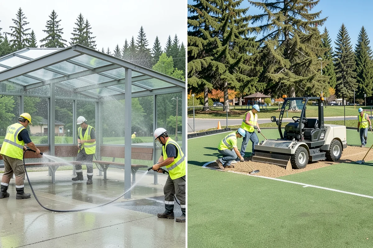 Brush Mowing in Shoreline, King County, WA - Walk the site and mark buffers, utilities, and obstacles to avoid