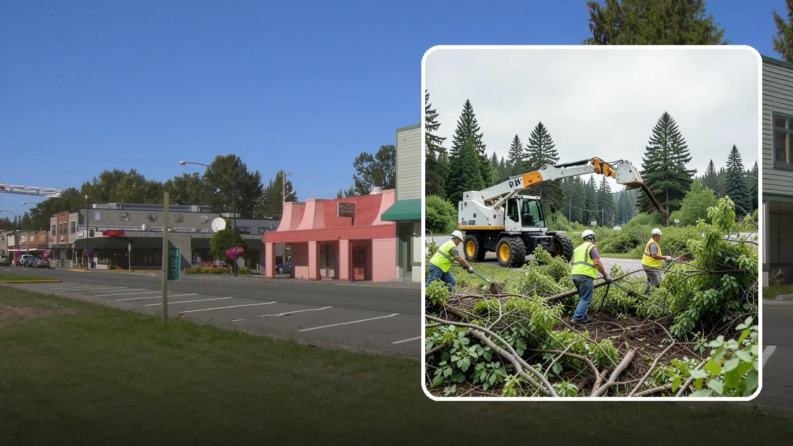 Brush Mowing in Snoqualmie, King County, WA - Heavy-duty flail and brush mowing to reduce woody vegetation and overgrowth on public parcels and easements.